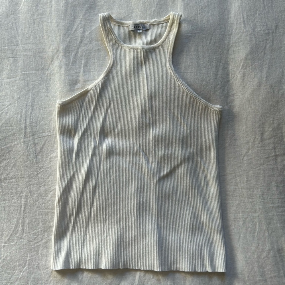 Crescent Amina Ribbed Racerback Tank